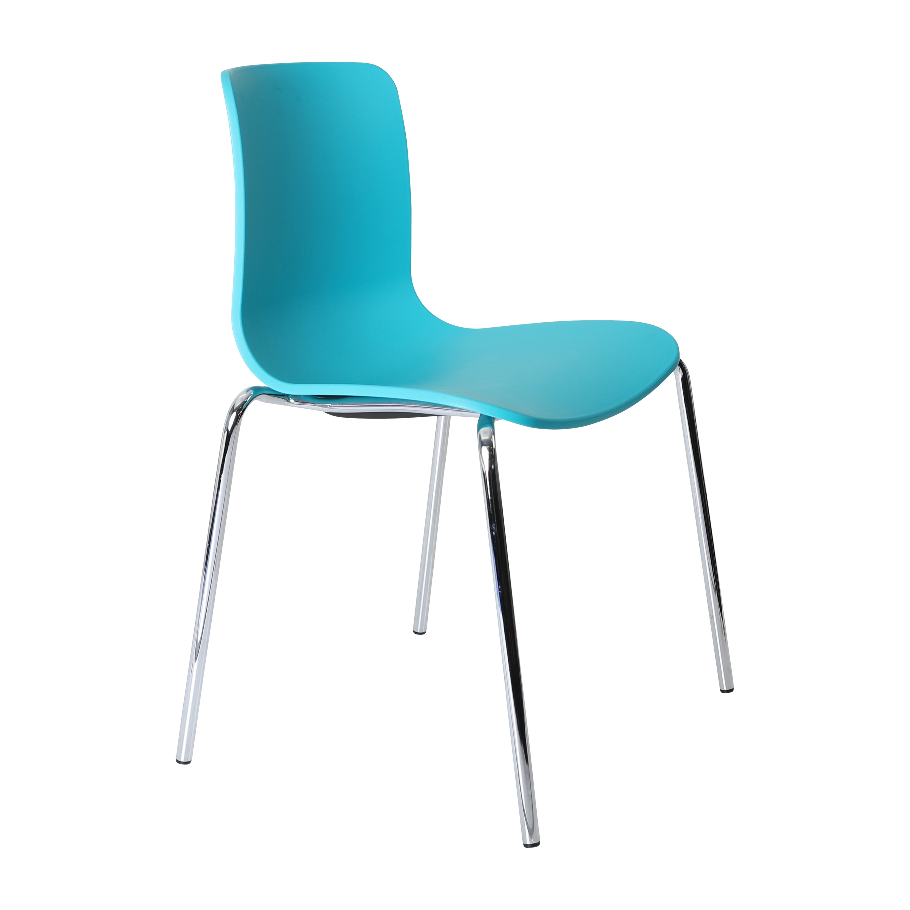 Acti Chair (Teal / 4-leg Chrome Frame)